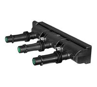 HELLA 5DA 358 290-401 Ignition Coil - 6-pin connector - Block Ignition Coil - Bolted