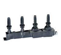 HELLA 5DA 193 175-731 Ignition Coil - 12V - 4-pin connector - incl. spark plug connector - Bolted