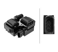 HELLA 5DA 193 175-991 Ignition Coil - 12V - 3-pin connector - Bolted