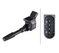 HELLA 5DA 358 057-501 Ignition Coil - 4-pin connector - Flush-Fitting Pencil Ignition Coils - Bolted
