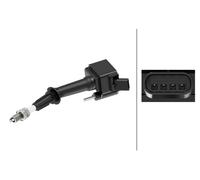 HELLA 5DA 358 057-921 Ignition Coil With 4 Pins Bolted Fits Opel Vauxhall