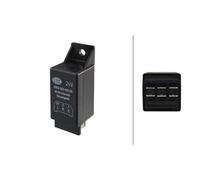 HELLA 5WG 002 450-291 Relay, wipe-/wash interval - 24V - 6-pin connector