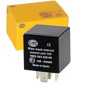 HELLA 5WG 003 620-097 Relay, wipe-/wash interval - 12V - 6-pin connector - without holder