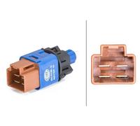 HELLA 6DD 014 395-031 Brake Light Switch - 4-pin connector - Clipped - Electric
