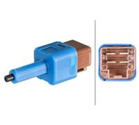 HELLA 6DD 014 395-031 Brake Light Switch - 4-pin connector - Clipped - Electric