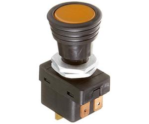 HELLA 6ED 004 778-031 Switch - S07 - Pull switch control - Number of connectors: 3 - Bolted - On/Off Switch - Bore Ø: 14.5mm - Switch Lighting: Orange