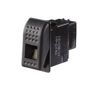 HELLA 6EH 007 832-011 Switch - S23 - Flip Switch Control - Equipment Vart.: I-0 - Number of connectors: 4 - Clipped - without comfort function