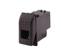 HELLA 6EH 007 832-021 Switch - S24 - Flip Switch Control - Equipment Vart.: I-0 - Number of connectors: 4 - Clipped - with comfort function