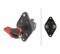 HELLA 6EK 002 843-121 Main Switch, battery - Turn knob control - 24V - Number of connectors: 2 - Bolted - Normally Open Contact - Oval