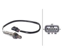 HELLA 6PA 358 103-041 Lambda Sensor Front With 4 Pins Fits Dacia Renault