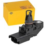 HELLA 6PP 009 403-391 Sensor, intake air temperature - 4-pin connector - Bolted - with gasket/seal