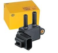 Hella Sensor 6PP 009 409-601 - Exhaust Pressure, 3-pin Connector, Bolted
