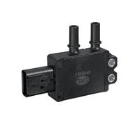 HELLA 6PP 009 409-711 Sensor, exhaust pressure - 4-pin connector