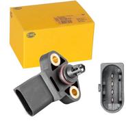 HELLA 6PP 013 400-041 Sensor, boost pressure - 4-pin connector - with seal ring