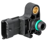 HELLA 6PP 358 152-041 Sensor, boost pressure - 3-pin connector - Bolted