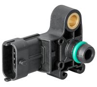 HELLA 6PP 358 152-051 Sensor, boost pressure - 3-pin connector - Bolted