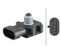 HELLA 6PP 358 152-131 Sensor, boost pressure - 3-pin connector - Bolted
