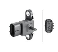 HELLA 6PP 358 152-371 Sensor, intake manifold pressure - 3-pin connector - Bolted