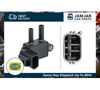 Hella Sensor 6PP 009 409-601 - Exhaust Pressure, 3-pin Connector, Bolted