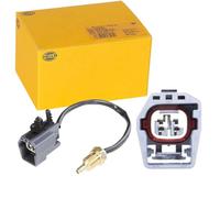 HELLA 6PT 009 309-451 Sensor, coolant temperature - 12V - 2-pin connector - Bolted - with cable