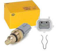 HELLA 6PT 009 309-571 Sensor, coolant temperature - 12V - 2-pin connector - Bolted/Plugged - with accessories