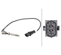 HELLA 6PT 358 181-201 Exhaust Gas Temperature Sensor With 2 Pins Fits Alfa Romeo