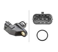 HELLA 6PU 009 121-591 Sensor, camshaft position - 12V - 3-pin connector - with seal