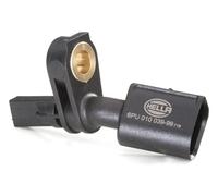 HELLA 6PU 010 039-991 Sensor, wheel speed - 12V - 2-pin connector - Front Axle Left - without cable