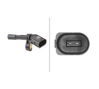 HELLA 6PU 012 039-031 Sensor, wheel speed - 12V - 2-pin connector | without cable