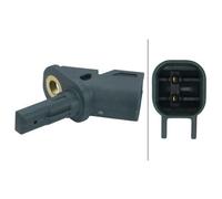 HELLA 6PU 012 039-981 Sensor, wheel speed - 12V - 2-pin connector - Front Axle