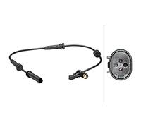 HELLA 6PU 012 679-301 Sensor, wheel speed - 2-pin connector - Front Axle - Total Length: 615mm