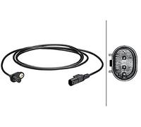 HELLA 6PU 012 679-421 Sensor, wheel speed - 2-pin connector - Rear - Cable: 1850mm