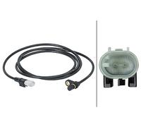 HELLA 6PU 012 679-661 Sensor, wheel speed - 12V - 2-pin connector - Rear Axle Right