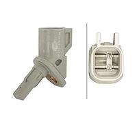 HELLA 6PU 012 679-681 Sensor, wheel speed - 12V - 2-pin connector - Front Axle Right - without cable