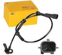 HELLA 6PU 012 806-861 Sensor, wheel speed - 2-pin connector - Front Axle - Cable: 625mm