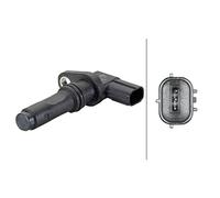 HELLA 6PU 013 122-891 Sensor, crankshaft pulse - 3-pin connector - with seal ring