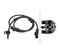 HELLA 6PU 358 217-261 Sensor, wheel speed - 2-pin connector - Rear Axle