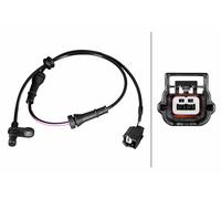 HELLA 6PU 358 217-581 Sensor, wheel speed - 2-pin connector - Cable: 734mm