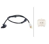 HELLA 6PU 009 106-371 Sensor, wheel speed - 12V - Front Axle