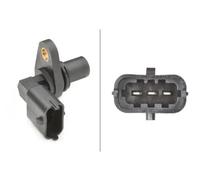 HELLA 6PU 009 121-911 Sensor, camshaft position - 12V - 3-pin connector - with seal