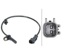 HELLA 6PU 012 679-601 Sensor, wheel speed - 12V - 2-pin connector - Rear Axle