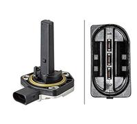 HELLA 6PX 358 141-131 Sensor, parking distance control - straight - 3-pin connector - Plugged - Paintable