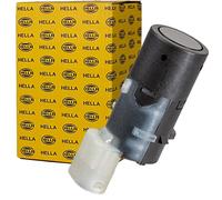 HELLA 6PX 358 141-161 Sensor, parking distance control - straight - 3-pin connector - Plugged - Paintable