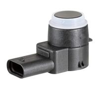 HELLA 6PX 358 141-201 Sensor, parking distance control - angled - 3-pin connector - Plugged - Paintable - with fastening ring