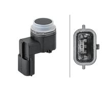 HELLA Park Distance Control Sensor 6PX 358 141-751 - Front/Left/Right/Centre