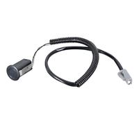 HELLA 6PX 358 269-191 Sensor, park distance control - straight - 2-pin connector - Plugged - Cable: 490mm - Paintable - with cable