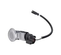 HELLA 6PX 358 269-251 Sensor, park distance control - angled - 2-pin connector - Plugged - Cable: 160mm - Paintable - with cable