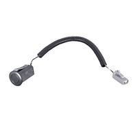 HELLA 6PX 358 269-341 Sensor, park distance control - straight - 2-pin connector - Plugged - Cable: 230mm - Paintable - with gasket/seal - with cable