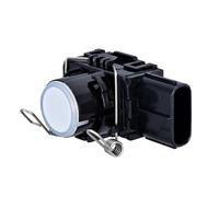 HELLA 6PX 358 270-181 Sensor, park distance control - tetragonal - 6-pin connector - Plugged/Clamped - Paintable - with retaining spring