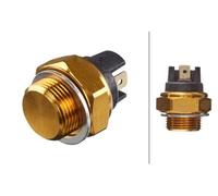 HELLA 6ZT 007 800-001 Temperature Switch, radiator fan - 12V - 2-pin connector - Blade Terminal - Bolted - Normally Open Contact